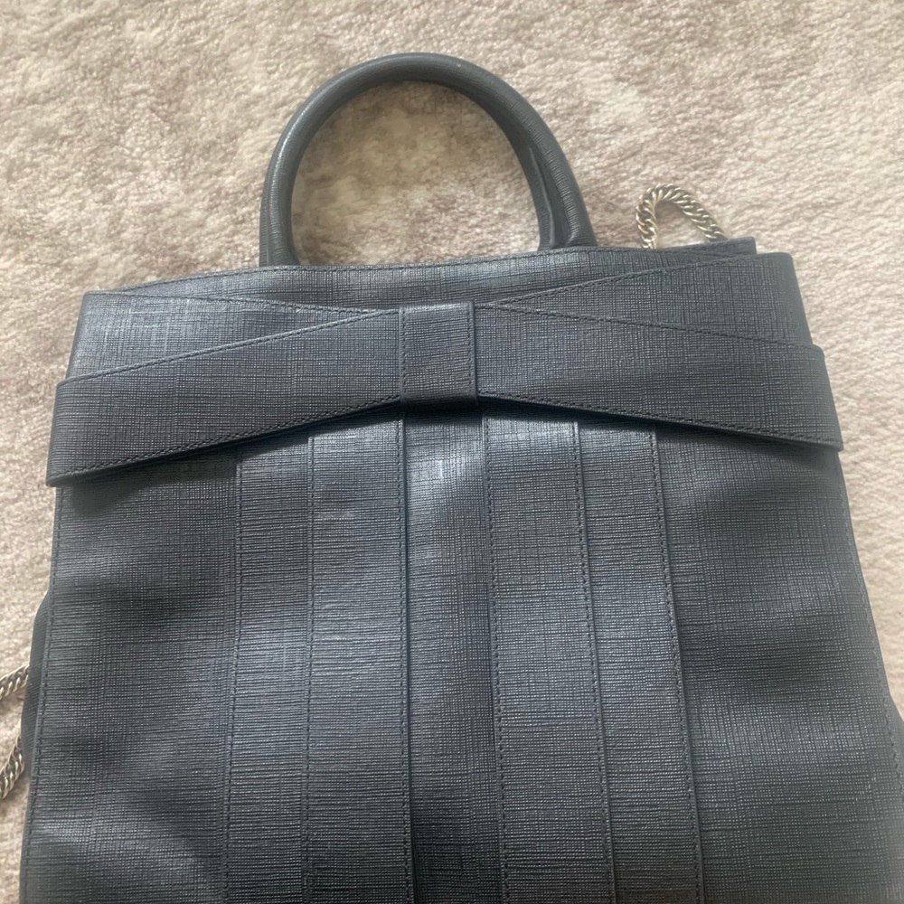 Large zac posen bag with bow detail